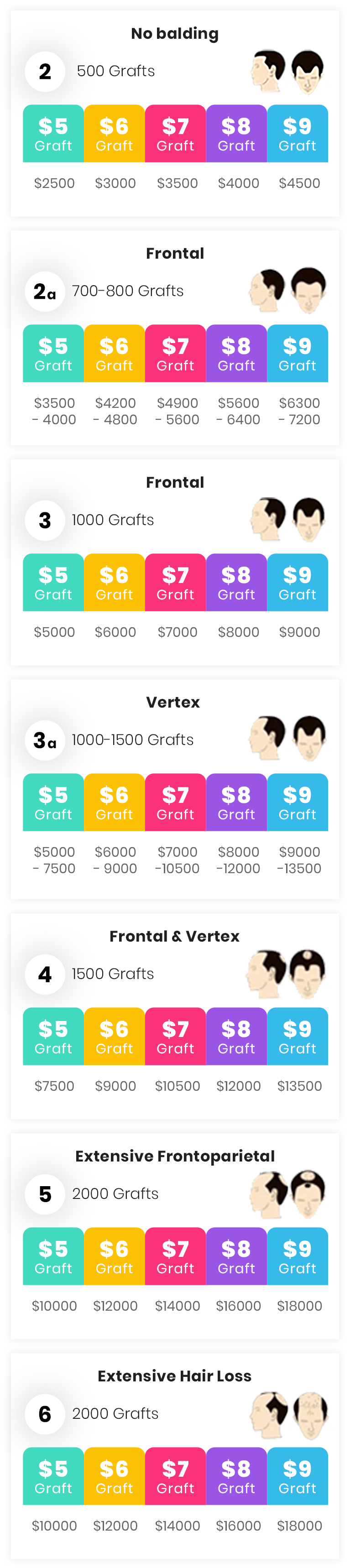 Hair Transplant Costs