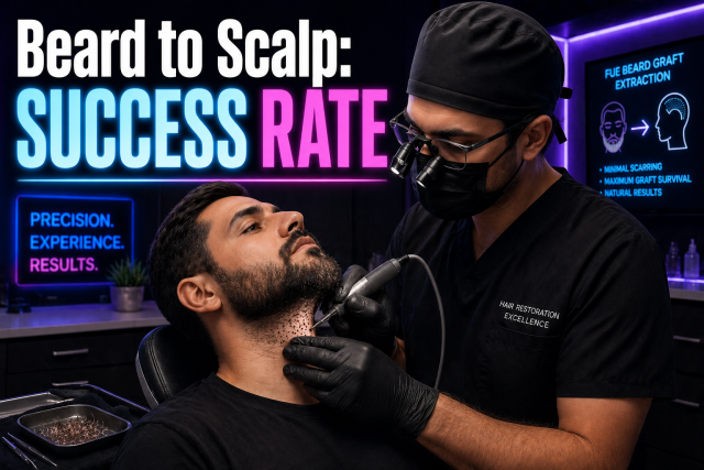 Beard to Scalp Hair Transplant Success Rate
